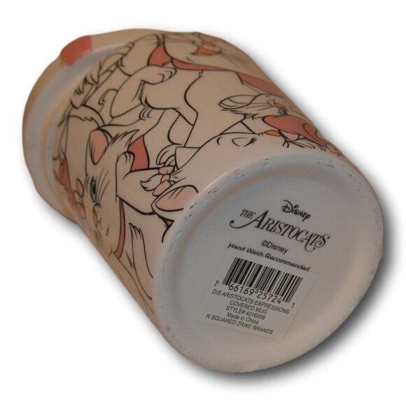 Disney The Aristocats Marie Cat Kitten Mug With Topper Figural Collectible NEW - Picture 3 of 3